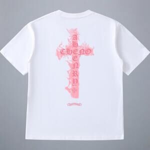 Chrome Hearts Men's White Short Sleeve T-Shirt